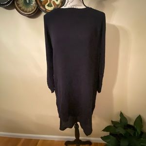 Velvet By Graham & Spencer. Navy Long sleeve Dress